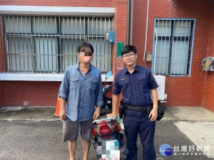 忘記車停哪　警機警找回遺失車輛（圖／枋寮分局）