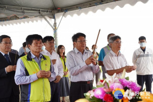 恆春鎮公所東側立體停車場動土　打造古城古典式停車空間