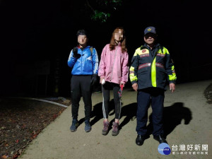 登山客加里山走散　警消積極尋獲協助下山（圖／頭份分局）