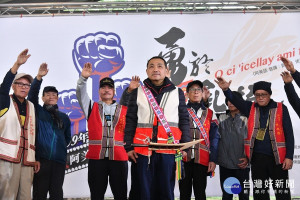 原民局18日至20日舉辦阿美族年齡階層訓練，市長侯友宜19日特別出席盛會