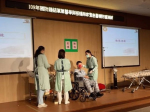 板橋榮家舉辦大量傷患「緊急醫療防護」實務演練，以提升榮家工作人員面對災害緊急救護的應變能力