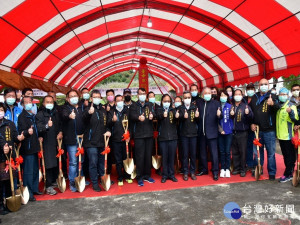 太平納骨塔水保開工。林重鎣攝