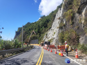 阿里山地區「台18線明隧道修復工程」工區／五工處提供