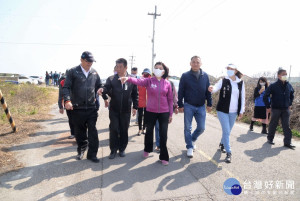 打造健全交通路網　張麗善勘查雲2線道路拓寬工程