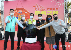 彰化300慶典之都正式點燈。圖／彰化市公所提供