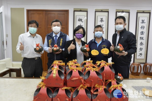 栗子南瓜屬日本品種，果肉吃起來有栗子香氣，被稱是最好吃的食用南瓜。圖／彰化縣政府提供