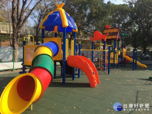 八卦山體育休閒園區兒童遊戲場啟用了！圖／彰化縣政府提供