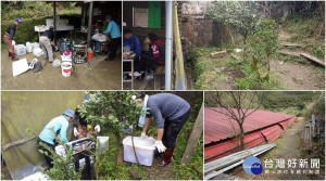 守護抹茶山避難小屋，公私協力移除危物及私物。（圖∕羅東林管處提供）