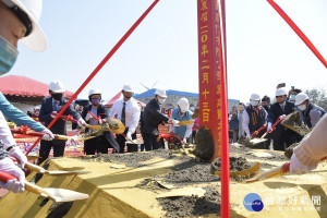 興鋼昌鋼鐵股份有限公司開工動土儀式。圖／彰化縣政府提供