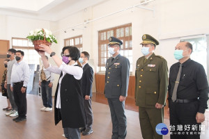 110年彰化縣各界春祭國殤祭典，由彰化縣長王惠美擔任主祭，場面莊嚴隆重。