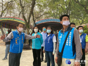 清明祭祖懷念先人　張麗善視察公墓納骨塔環境及防疫情形