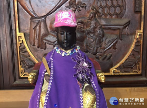 台南土城聖母廟開基媽應南投人士所請將來繞跑祈雨。（鹿谷公所提供）