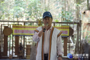 副校長縣府原民局長史強致詞。