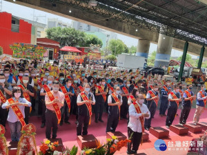 台中六房媽會祈福。林重鎣攝