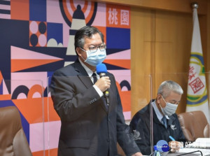 鄭市長指出，桃市府鋪設陸路供薑母島居民出入，增加抗旱水井因應嚴峻水情