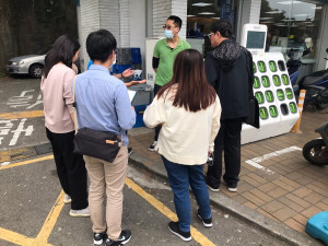 落實菸蒂不落地　基市輔導商家劃設吸菸區提升環境品質