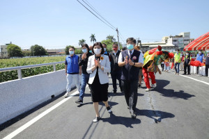 解決淹水問題　虎尾鎮山子排水雲73橋梁竣工通車