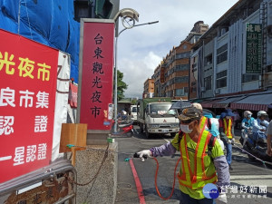 本土疫情飆升　台東防疫消毒總動員