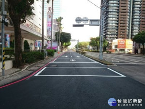 台灣大道部分路段燙平陸續完成