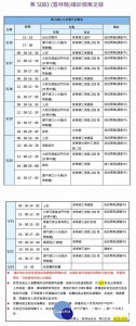 雲林縣25日新增本土確診1例案5083，另一名外縣市確診案4354，目前已掌握足跡皆完成清消，呼籲民眾落實防疫。