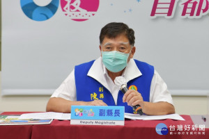 南投防疫副指揮官陳正昇盼中央加速疫苗發配與紓困方案。（縣府提供）