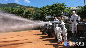 陸軍化學兵支援　台東金峰及太麻里鄉全面大消毒