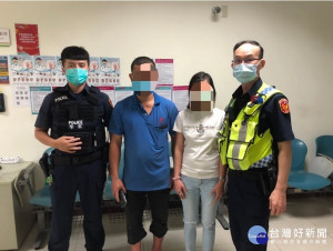 警方找到走失女移工。林重鎣翻攝