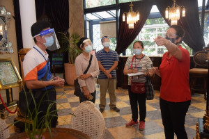 防疫旅館安檢受到重視。（縣府提供）