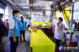 警戒降級不解封　花蓮市傳統市場熟食區未開放內用及試吃