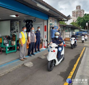 桃園交通警察大隊分梯辦理普通重型機車安全駕駛訓練

