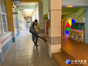 嘉義縣明起針對全縣177所校園進行消毒／陳致愷翻攝
