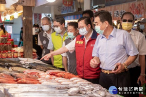 永安漁港直銷中心生鮮區部分正常供貨，但維持不試吃、不集客、停止拍賣等防疫原則