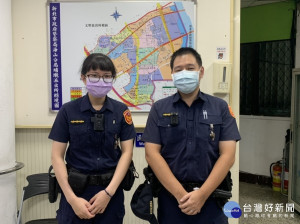 埔墘所員警受理後積極任事快速調閱監視器畫面過濾清查，並通報線上同仁前往攔查尋獲被協尋人，避免憾事發生