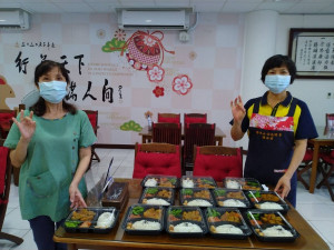 三峽金光明寺滴水坊率先加入「e起復蔬、全民相挺」  每天提供素食待用餐20-50份  