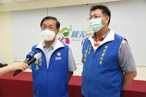 林明溱縣長宣布今年世界茶業博覽會停辦。（縣府提供）