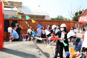 雲林大埤國小今(16)日舉行動工典禮/李光揚翻攝