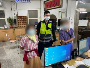 精神異常新住民女子迷途　暖警護送安全返家