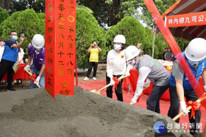 林內公墓第二納骨塔今(18)日舉行動土儀式/李光揚翻攝