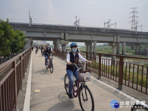 烏日環河自行車道。林重鎣攝