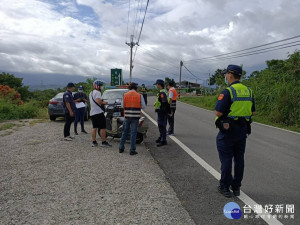 台東警197縣道「監警環」聯合稽查　遏止改裝歪風