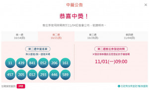 客庄券第2波中獎號碼（圖／行政院客委會客庄券官網）