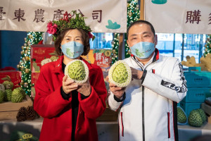 台東縣府助攻行銷鳳梨釋迦成績亮眼　饒慶鈴全面加緊為農民衝刺銷售量