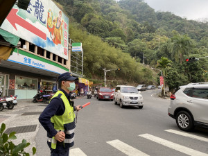 嘉義縣警局特別在元旦3天連假，加強各項交通疏導管制措施／警方提供