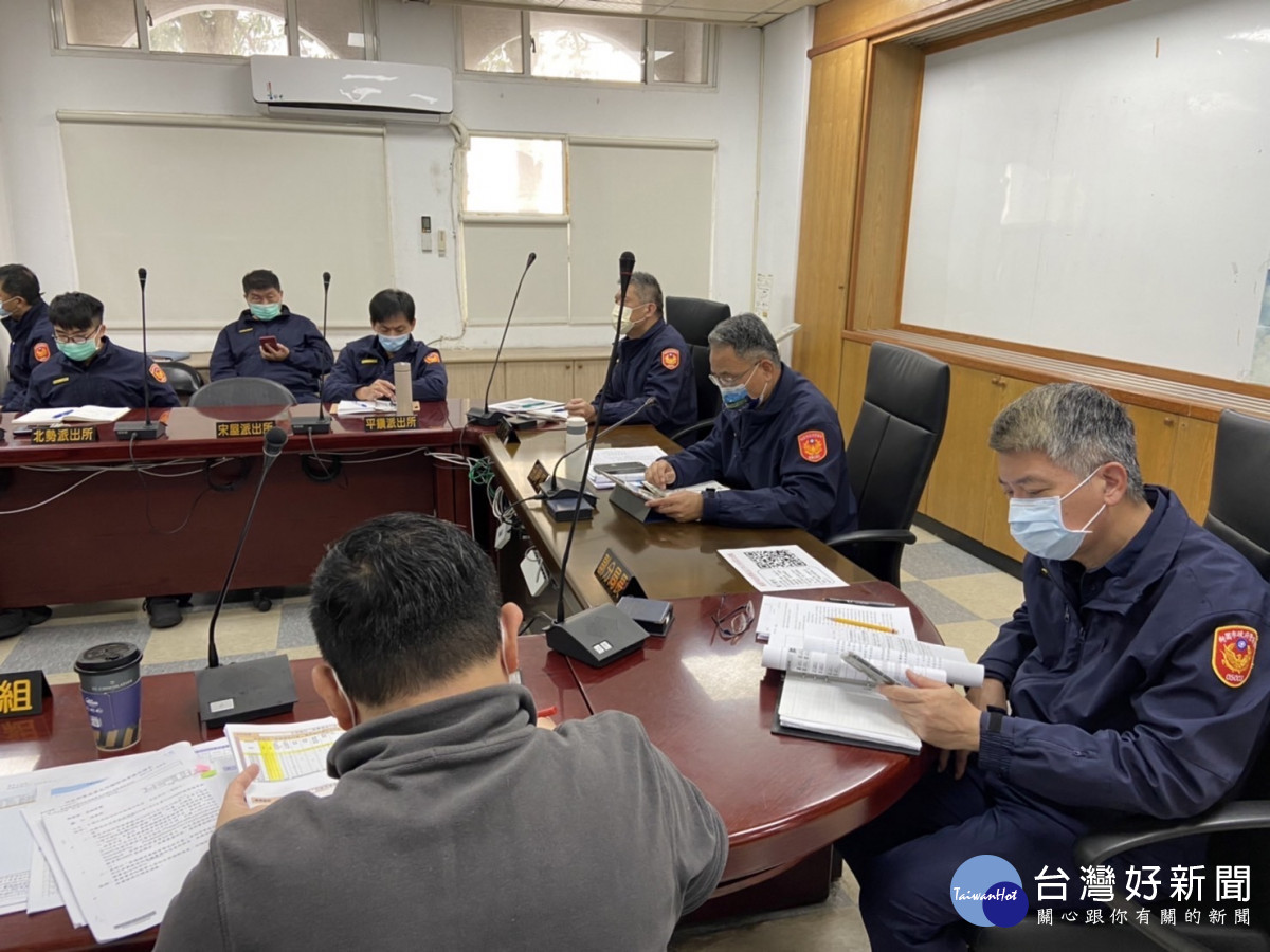 平鎮警召開111年加強重要節日安全維護工作任務講習