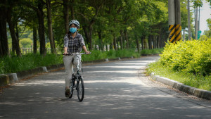 參山管理處建議親子春遊騎單車。（參山國家風景區管理處提供）