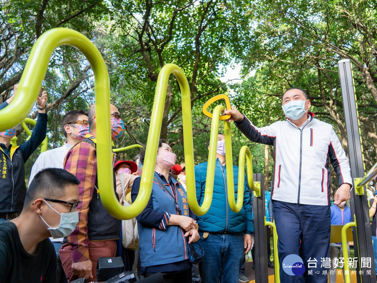 板橋環河公園兒童遊戲場啟用　全齡遊具讓市民玩得開心健康 台灣好新聞 第2張