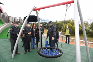 公館親子特色公園228連假啟用　徐耀昌鼓勵鄉親多利用並愛惜設施