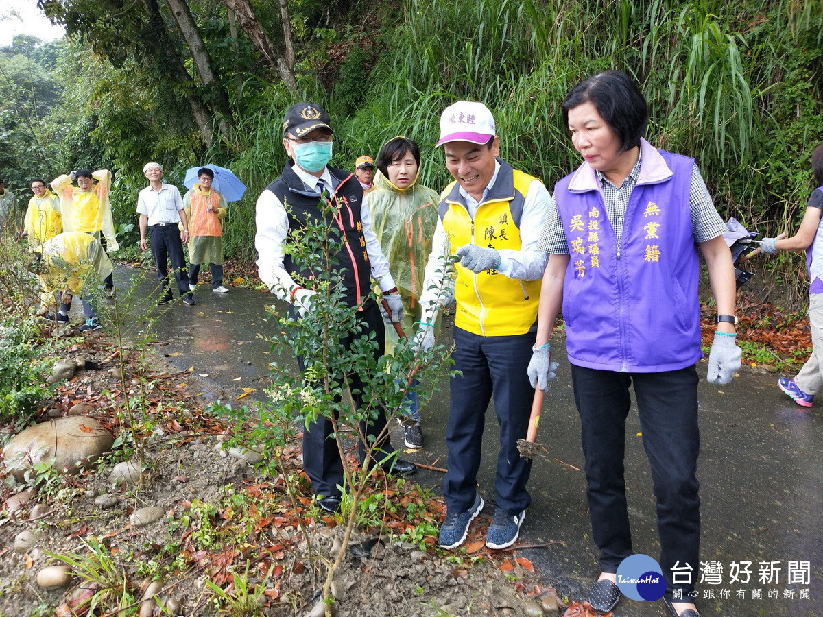 今年種植地點在安養堂。（竹山公所提供）