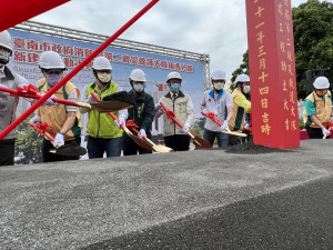 台南市消防局第二大隊楠西分隊廳舍新建工程，今天舉行動土典禮。(台南市政府消防局提供)