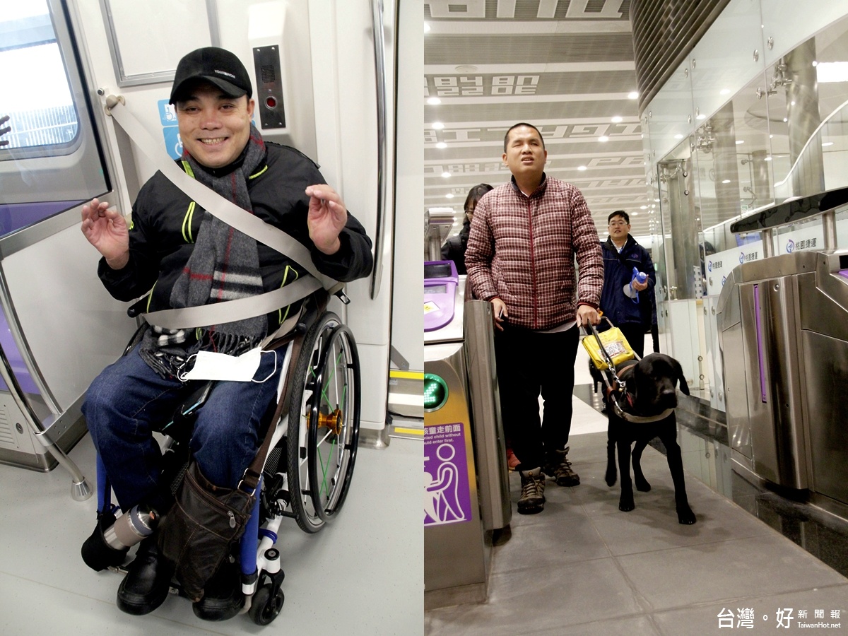 身障視障攜導盲犬試乘機捷脊損董座:舒適90分不輸北捷